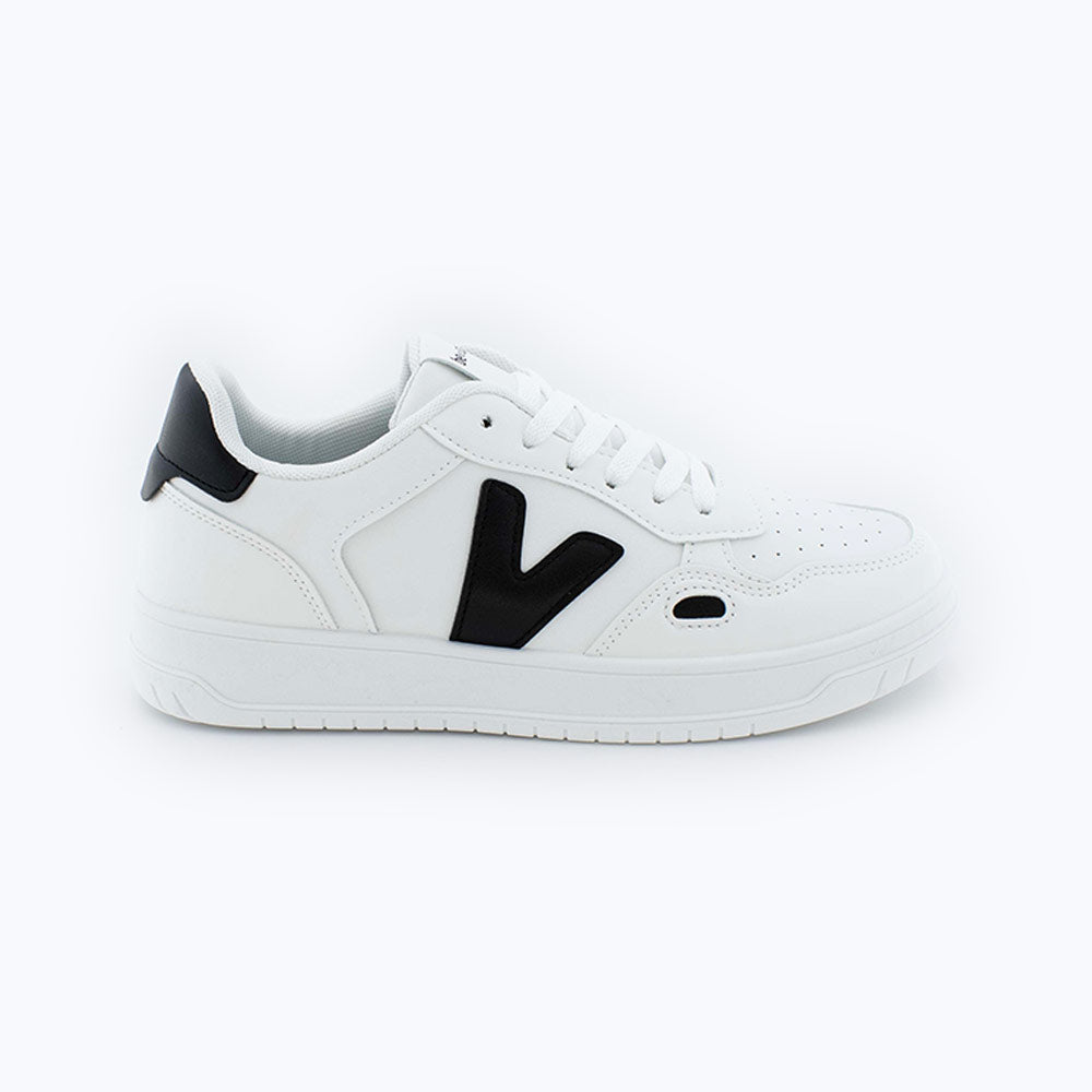 Zapatillas Deportivas Hombre en Blanco y Negro