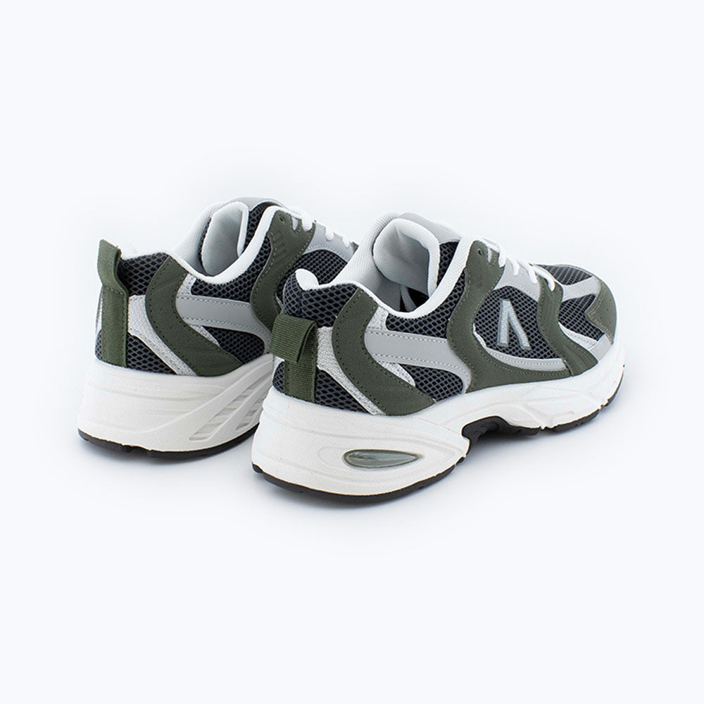 Deportivos Hombre Verde+kaki