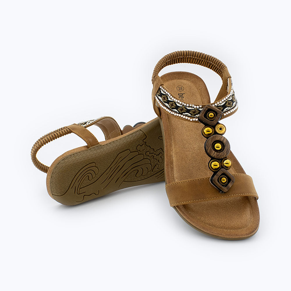 Sandalias Mujer Cuero