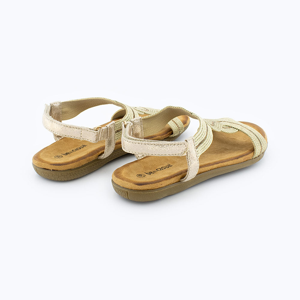 Sandalias Mujer Oro