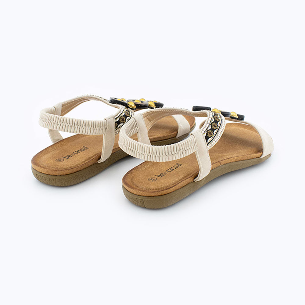 Sandalias Mujer Beig