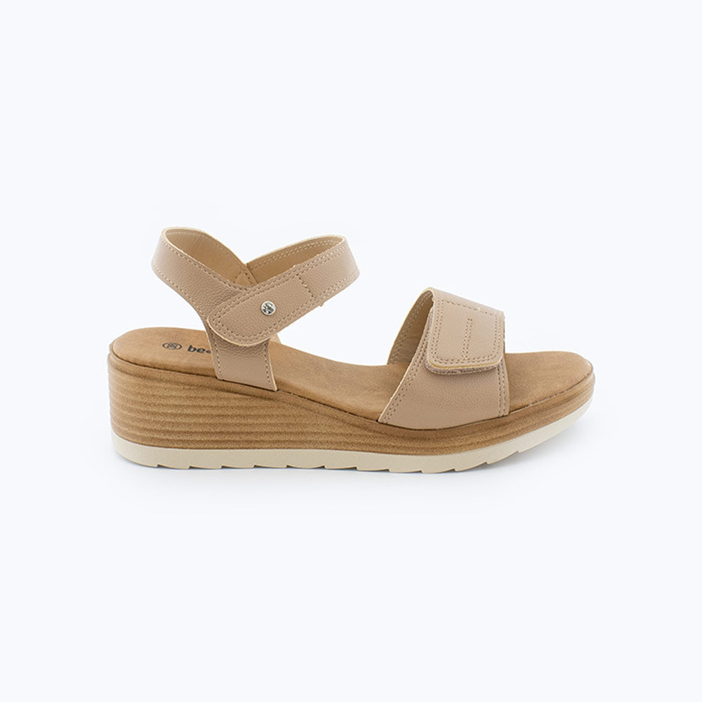 Sandalias Mujer Beig
