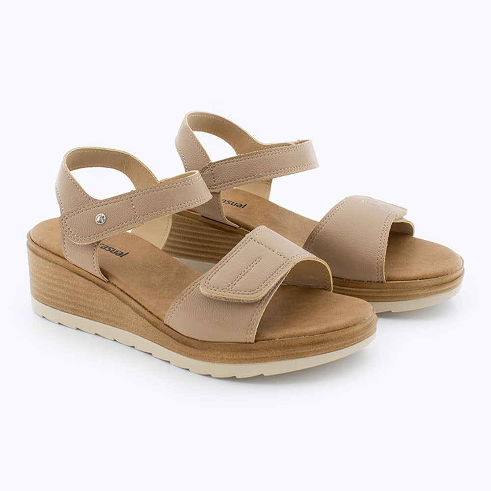 Sandalias Mujer Beig