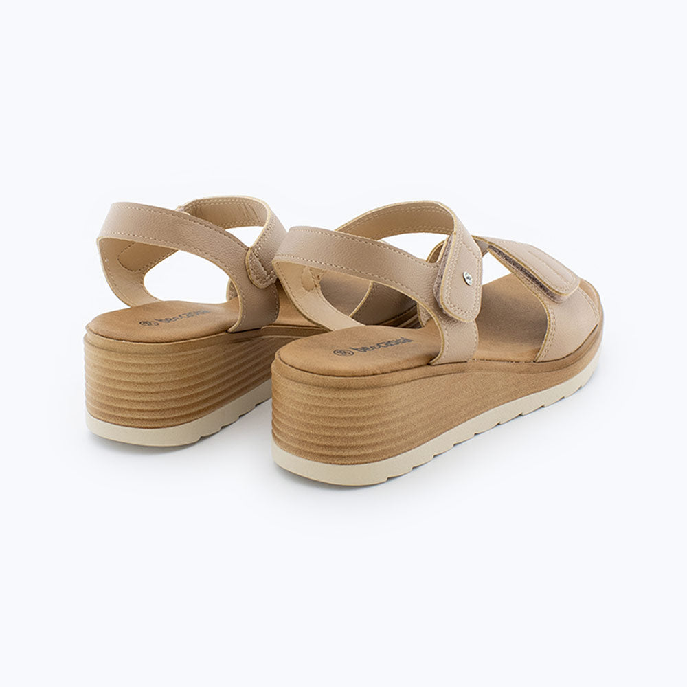 Sandalias Mujer Beig