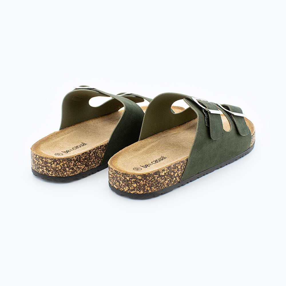 Sandalias Mujer Verde+kaki